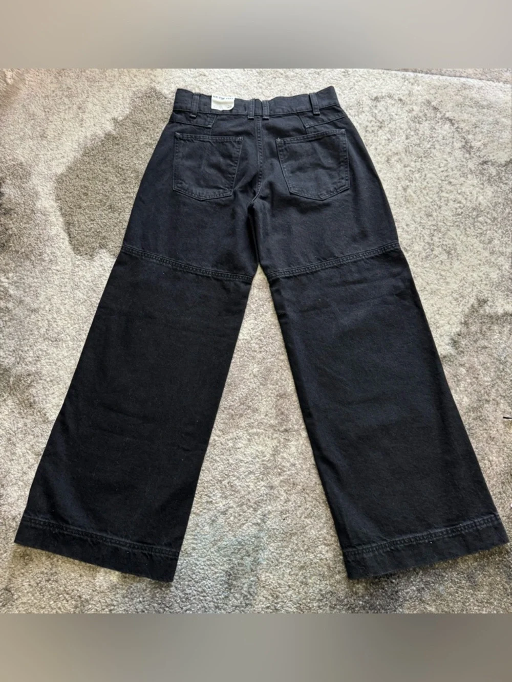 Free People Black Wide Leg Benji Jeans - size 26 - Picture 6 of 16